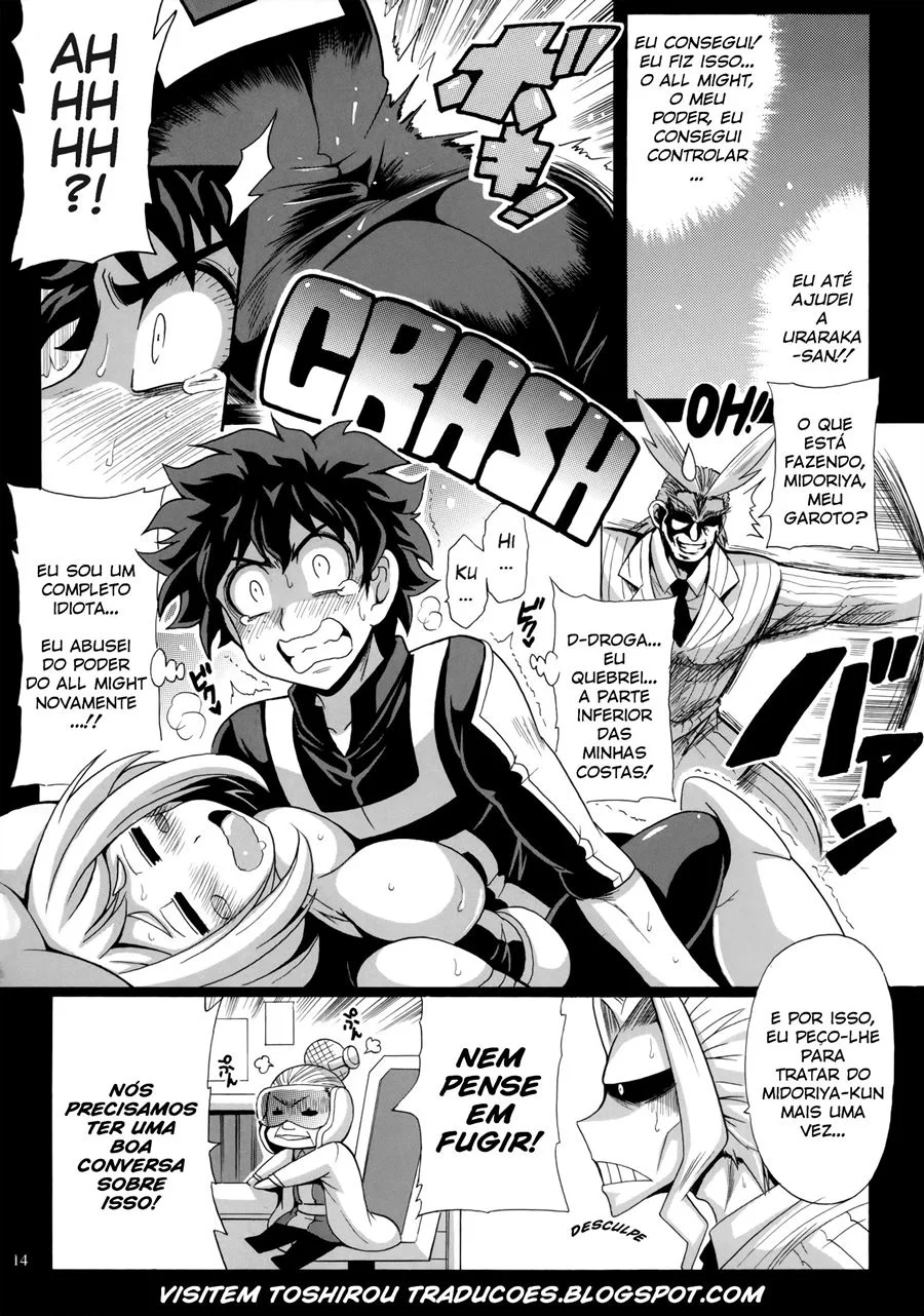 Quadrinhos Proibidos: Izuku Explode de Tesão com as Heroínas em Cenas Quentes