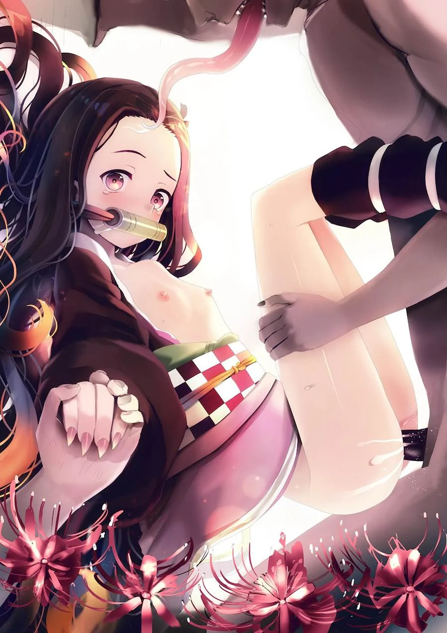 Nezuko Kamado Seduz com Sexo Explícito e Putaria em Quadrinhos Proibidos