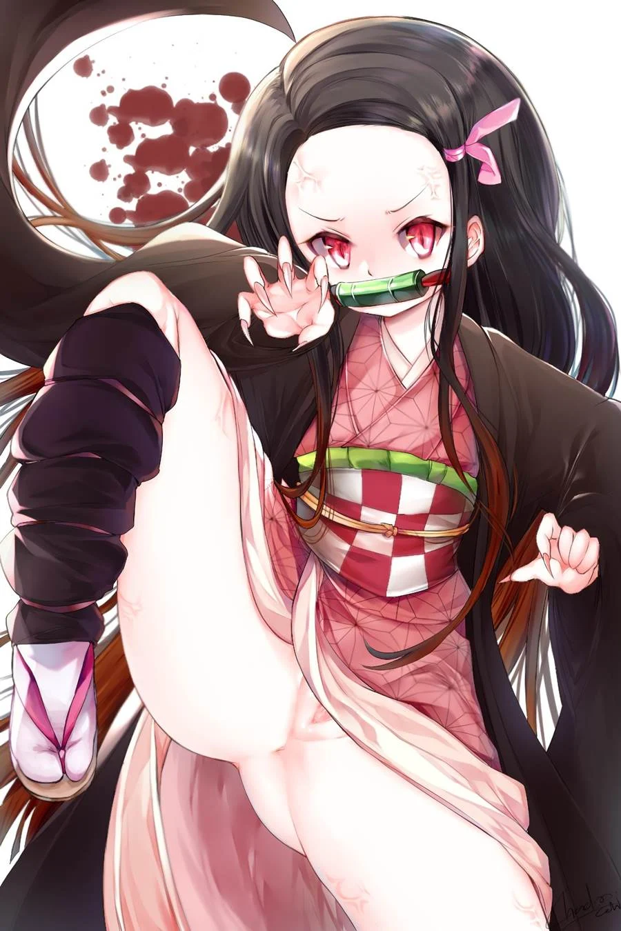 Nezuko Kamado Seduz com Sexo Explícito e Putaria em Quadrinhos Proibidos