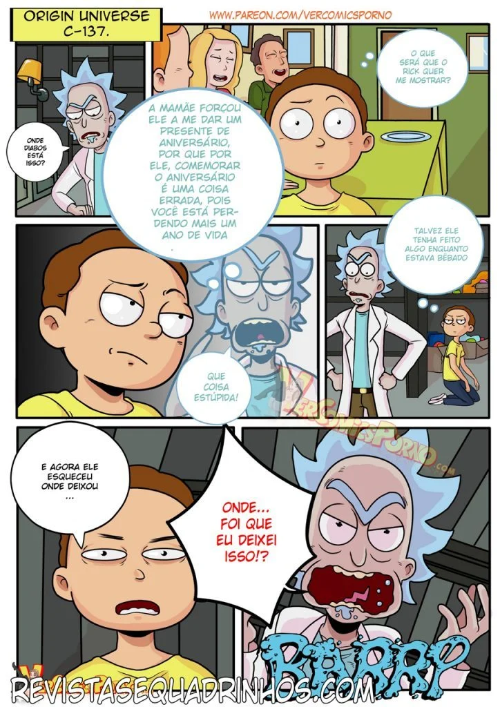 Rick e Morty: Viagem Explícita de Prazer nos Quadrinhos Proibidos Rick e Morty: Viagem Explícita de Prazer nos Quadrinhos Proibidos
