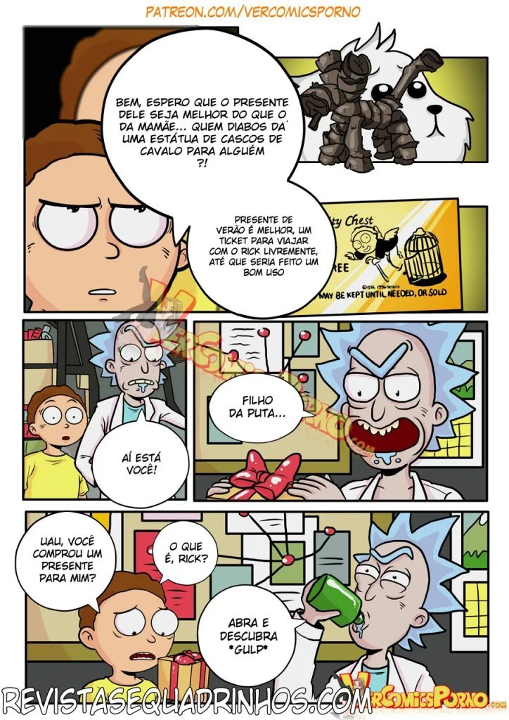 Rick e Morty: Viagem Explícita de Prazer nos Quadrinhos Proibidos Rick e Morty: Viagem Explícita de Prazer nos Quadrinhos Proibidos
