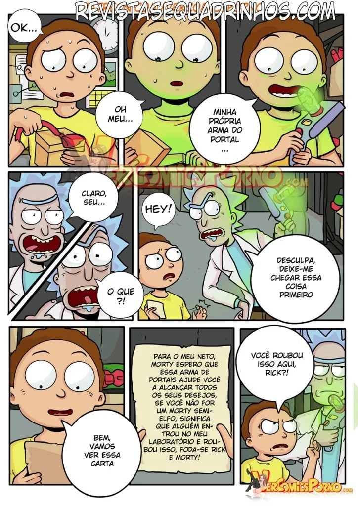Rick e Morty: Viagem Explícita de Prazer nos Quadrinhos Proibidos Rick e Morty: Viagem Explícita de Prazer nos Quadrinhos Proibidos