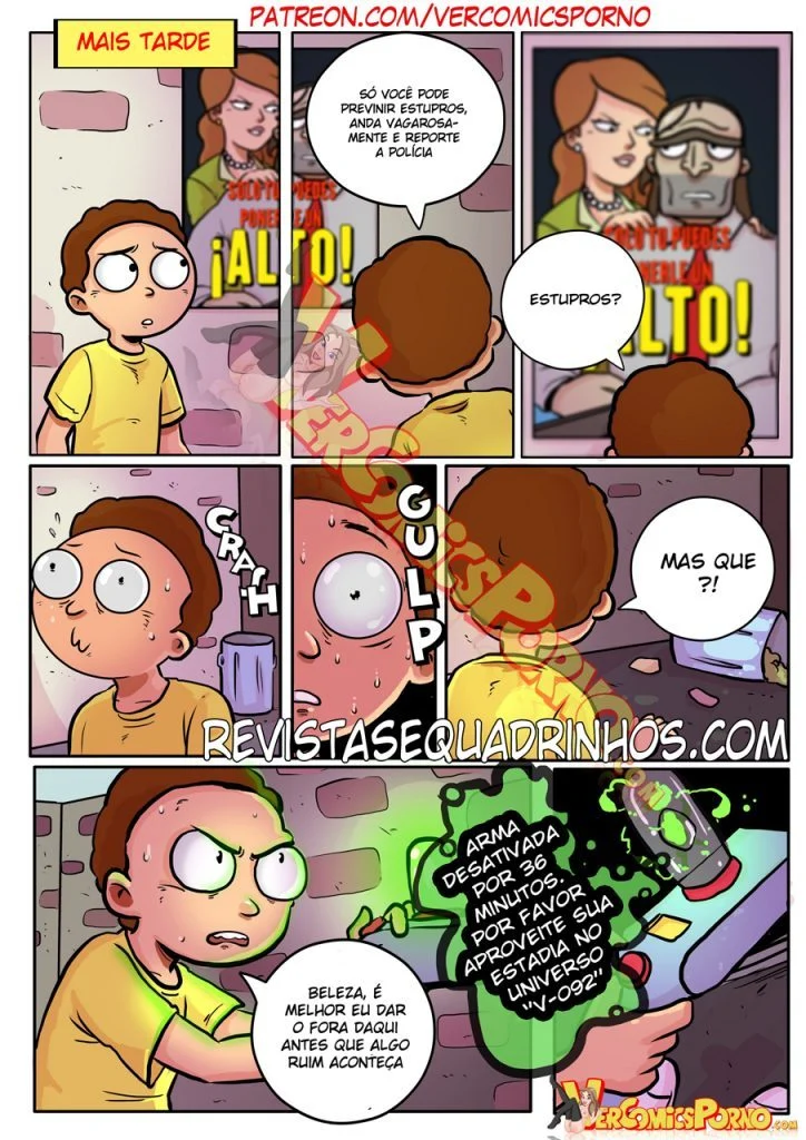 Rick e Morty: Viagem Explícita de Prazer nos Quadrinhos Proibidos Rick e Morty: Viagem Explícita de Prazer nos Quadrinhos Proibidos