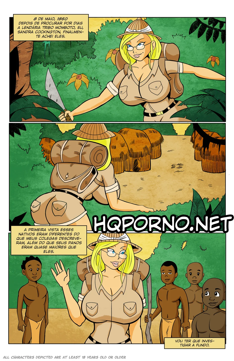 Desenhos Eroticos: Sandra Cockington em HQ Hentai Explícita