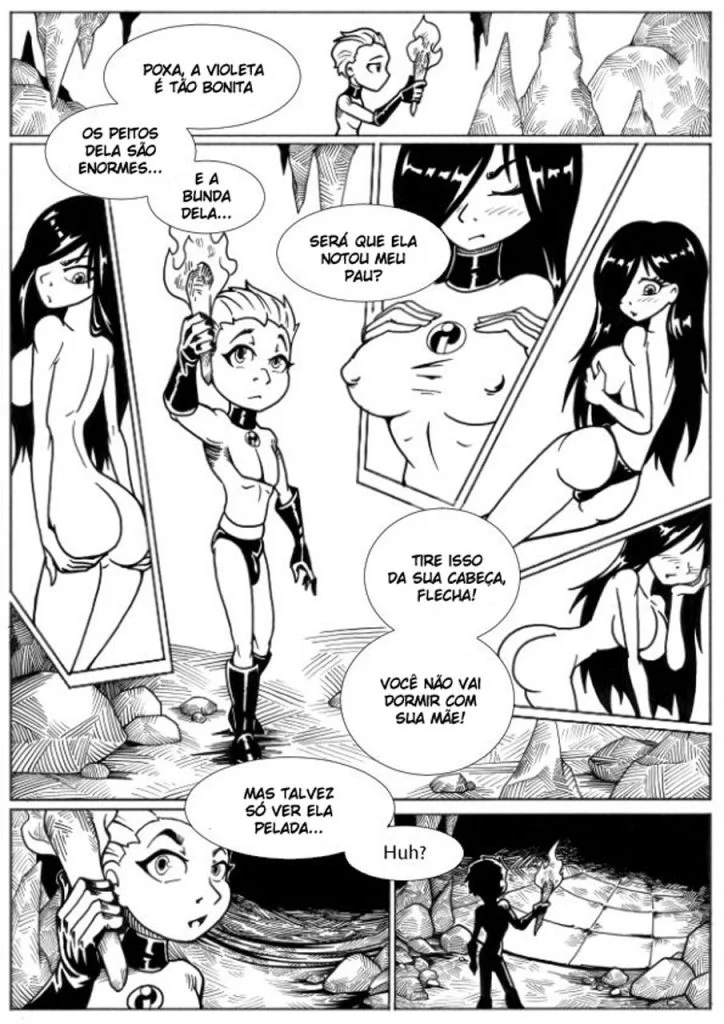 Hentai dos Incríveis: Família Super Poderosa em Cenas Proibidas e Safadas