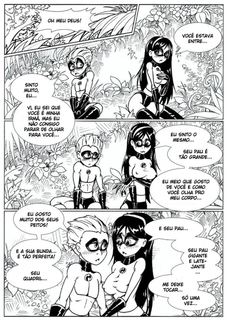 Hentai dos Incríveis: Família Super Poderosa em Cenas Proibidas e Safadas