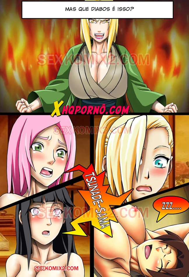 Despedida de Solteira da Hinata: Vibradores e Orgasmos Intensos nos Quadrinhos