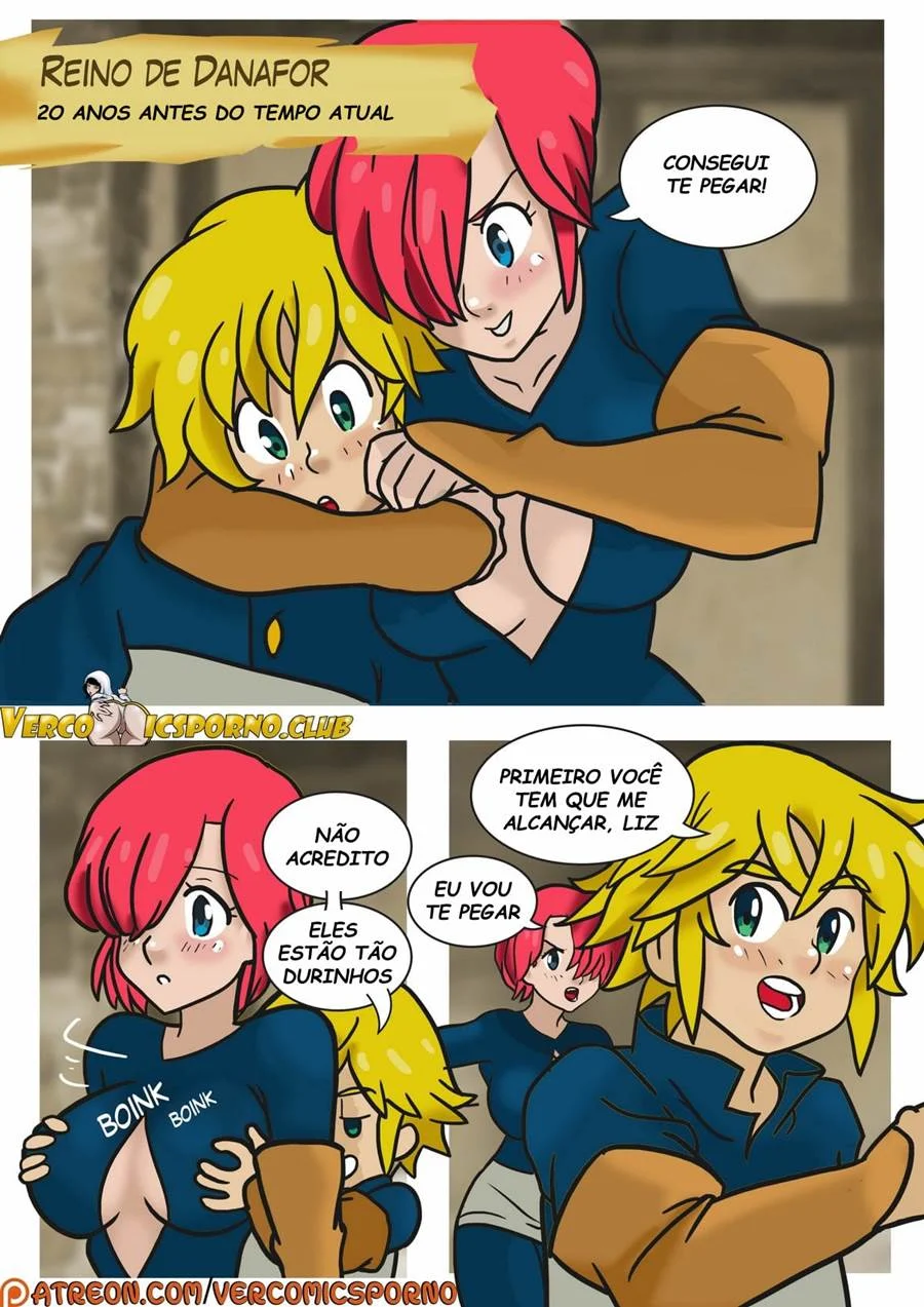 Elizabeth Submissa: Meliodas Dando Uma Surra de Prazer na Deusa Safada