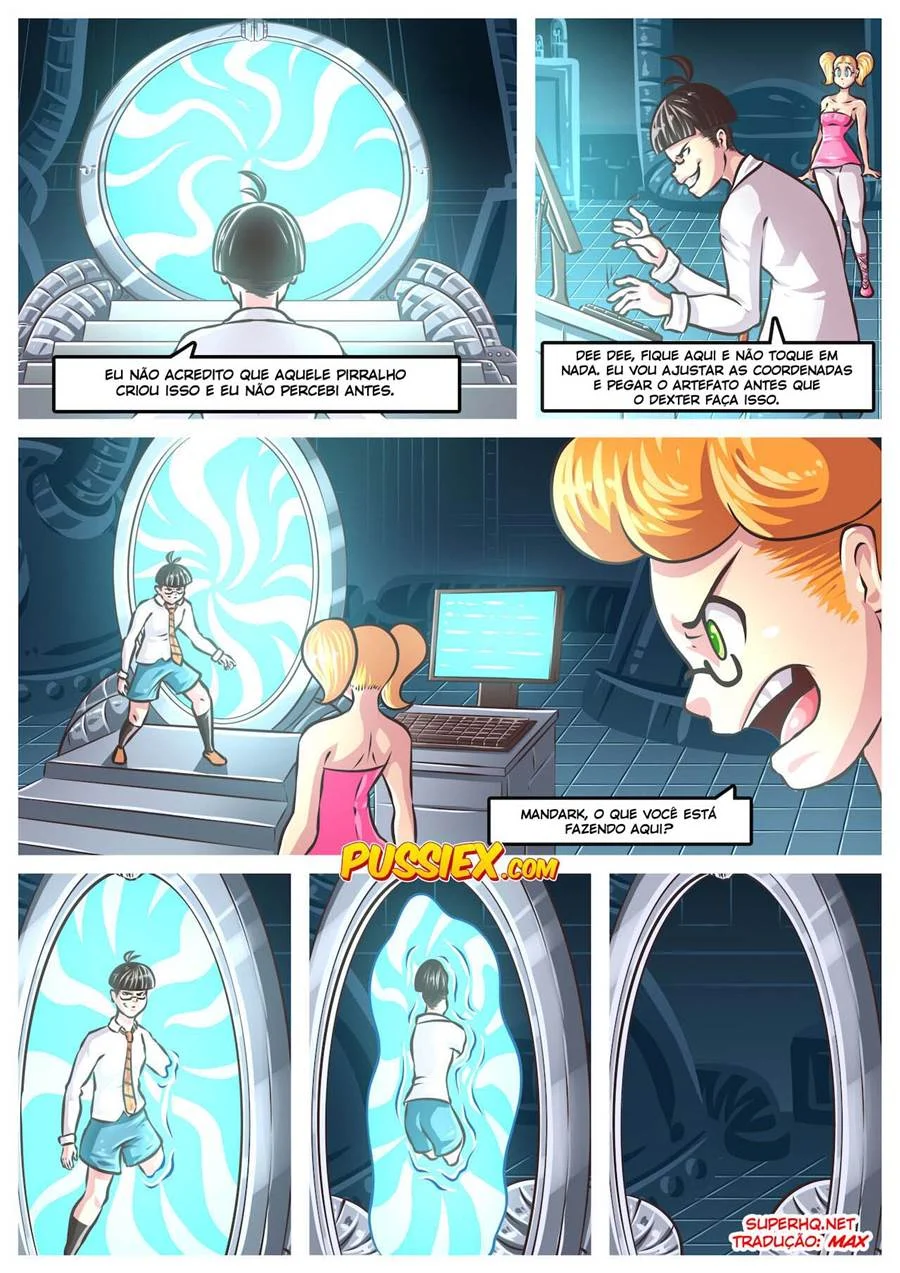 Safadeza Multidimensional: A Suruba Espacial de Dexter nos Quadrinhos Proibidos