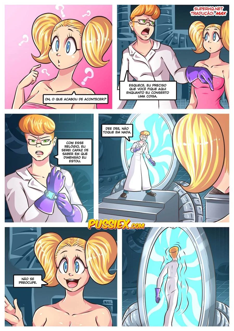 Safadeza Multidimensional: A Suruba Espacial de Dexter nos Quadrinhos Proibidos