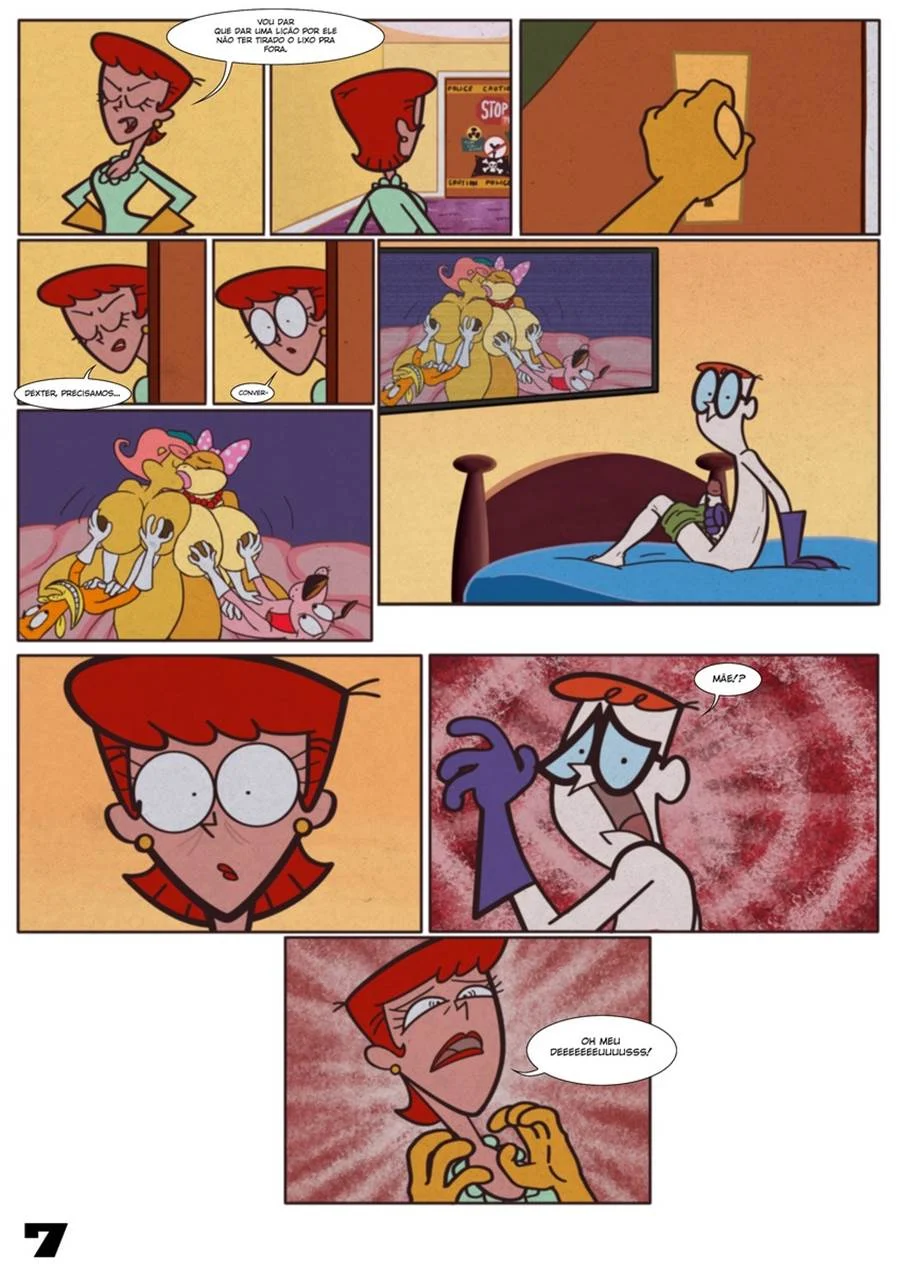 Leite Sexual: Incesto Proibido com a Mãe do Laboratório do Dexter em HQ Leite Sexual: Incesto Proibido com a Mãe do Laboratório do Dexter em HQ