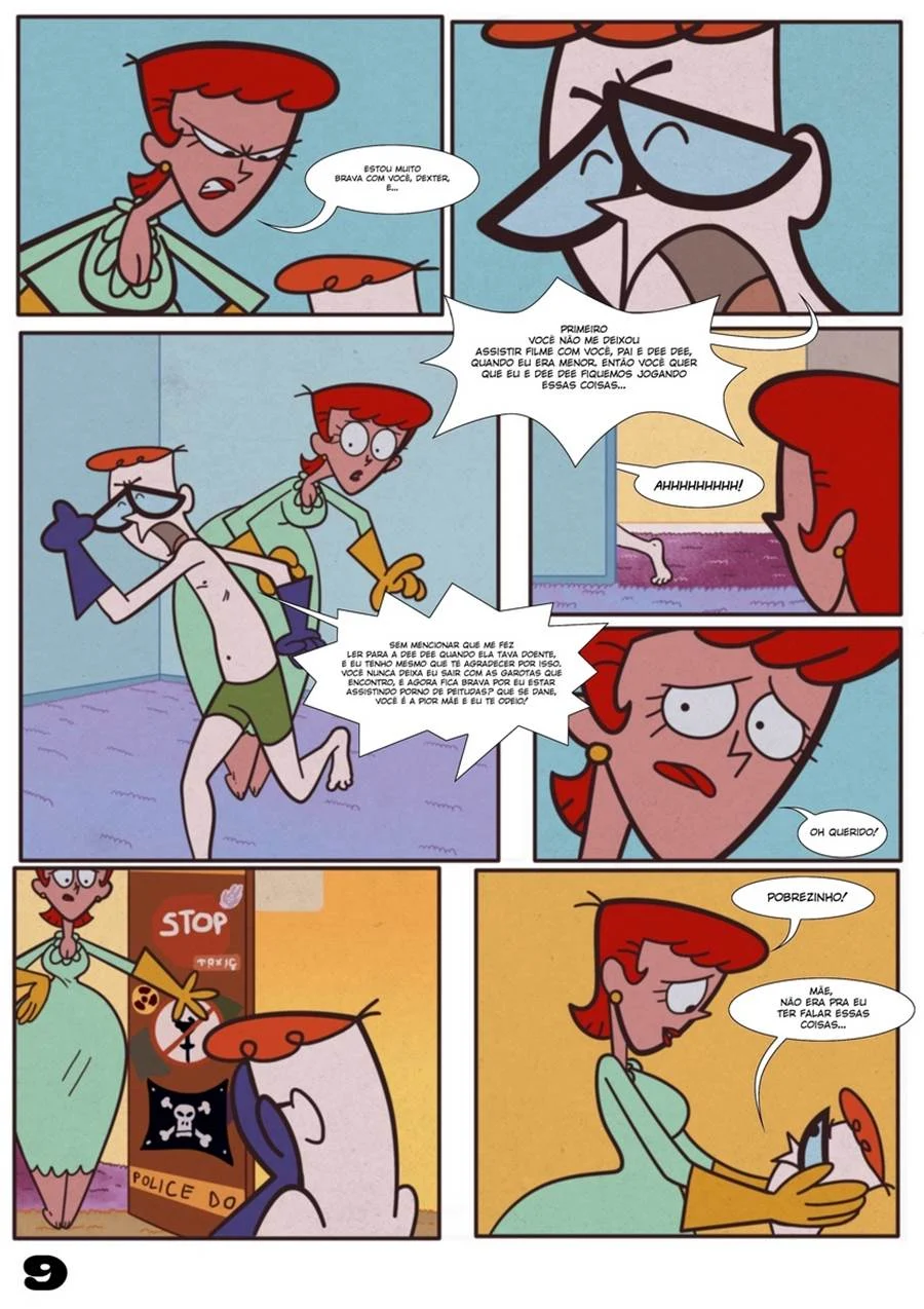 Leite Sexual: Incesto Proibido com a Mãe do Laboratório do Dexter em HQ Leite Sexual: Incesto Proibido com a Mãe do Laboratório do Dexter em HQ