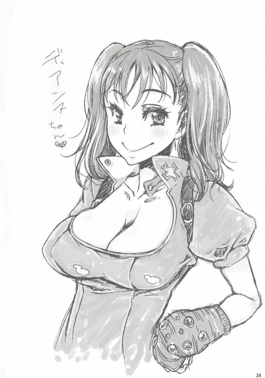 Diane Transa com o Guerreiro Sagrado: Orgia Explícita em Nanatsu no Taizai