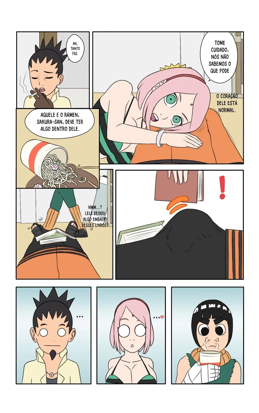 Calor Incontrolável em Konoha: As Cenas Proibidas de Naruto em HQ