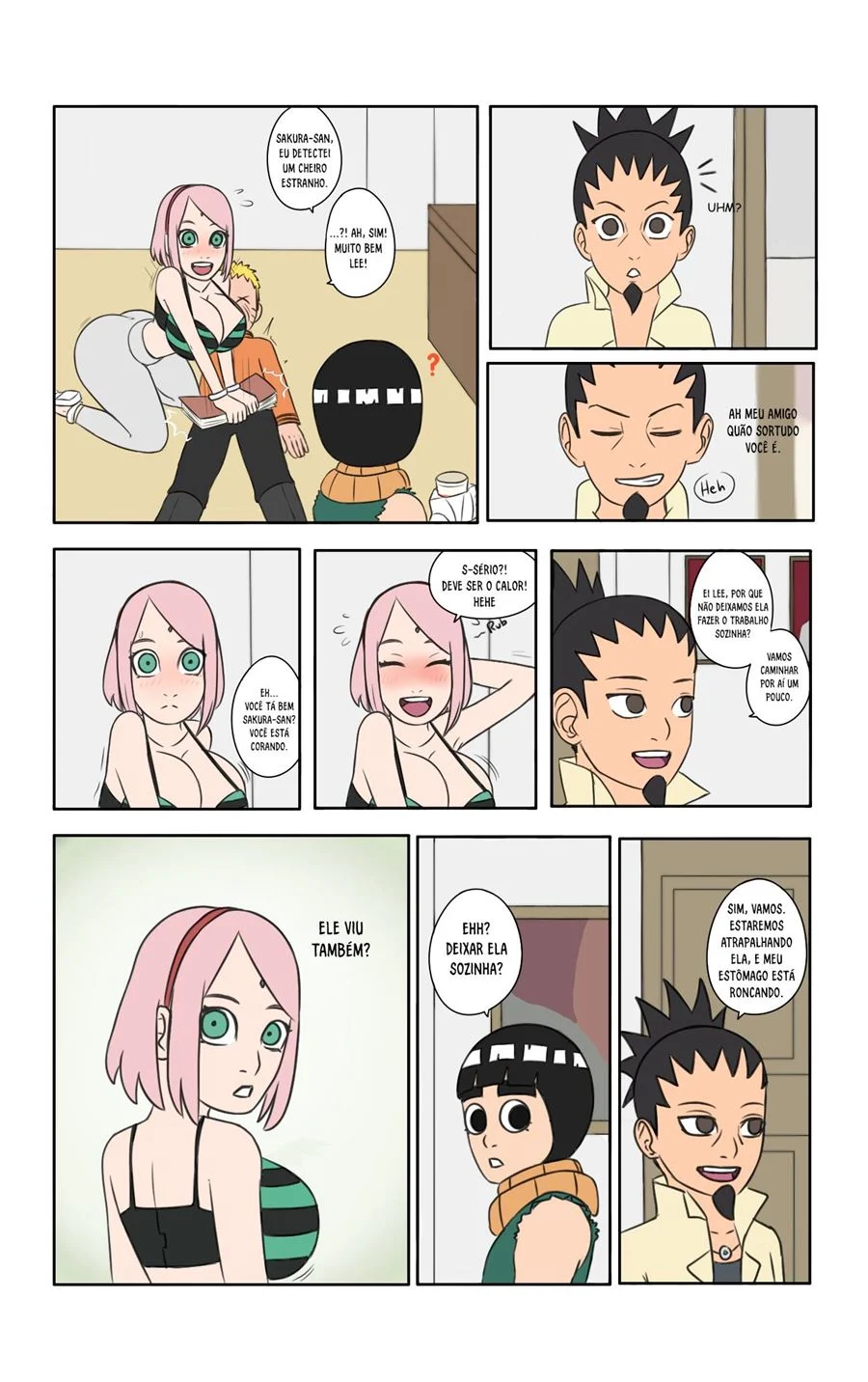 Calor Incontrolável em Konoha: As Cenas Proibidas de Naruto em HQ