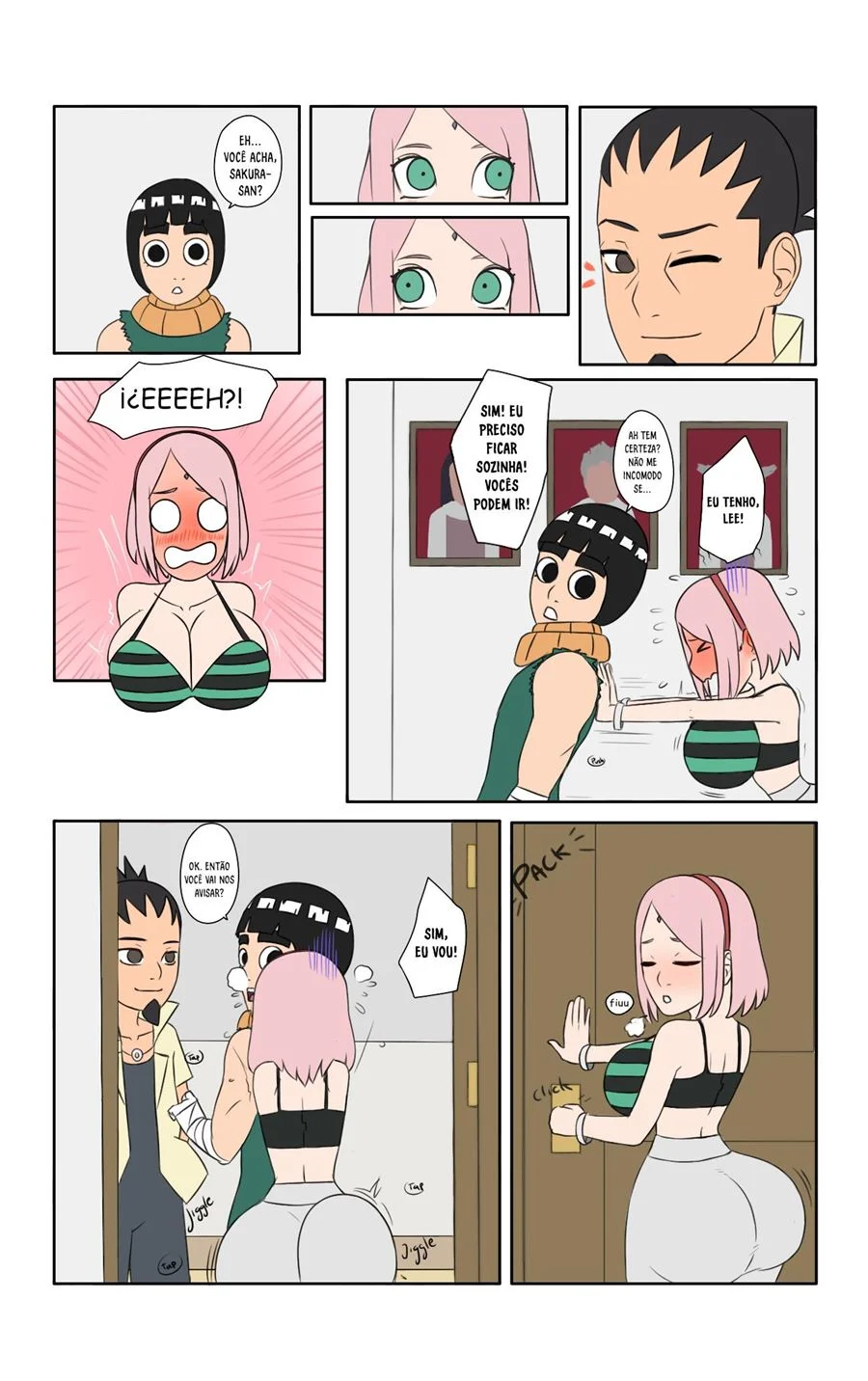 Calor Incontrolável em Konoha: As Cenas Proibidas de Naruto em HQ