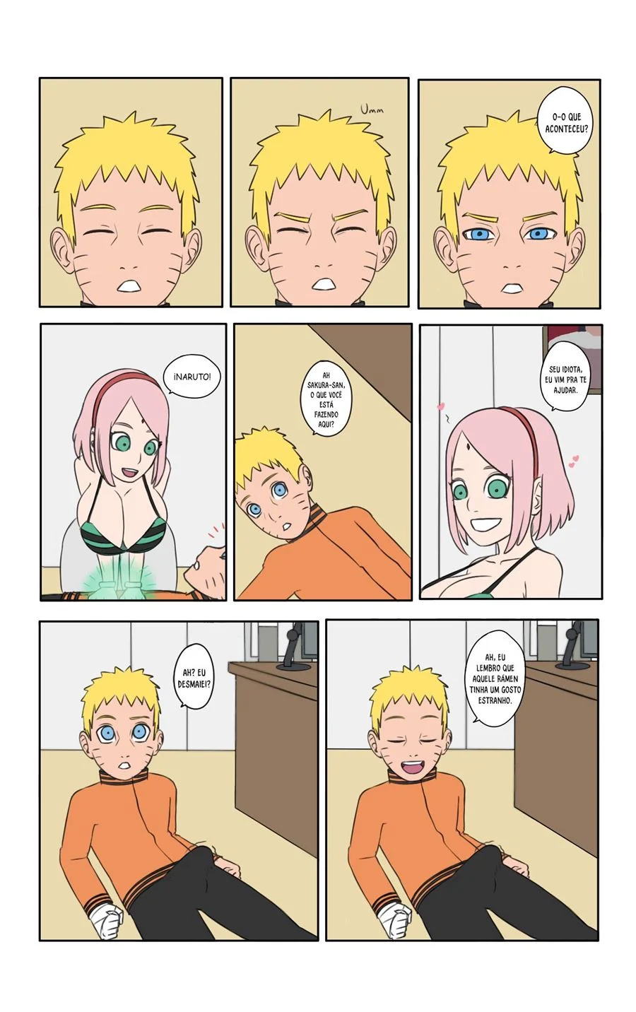 Calor Incontrolável em Konoha: As Cenas Proibidas de Naruto em HQ