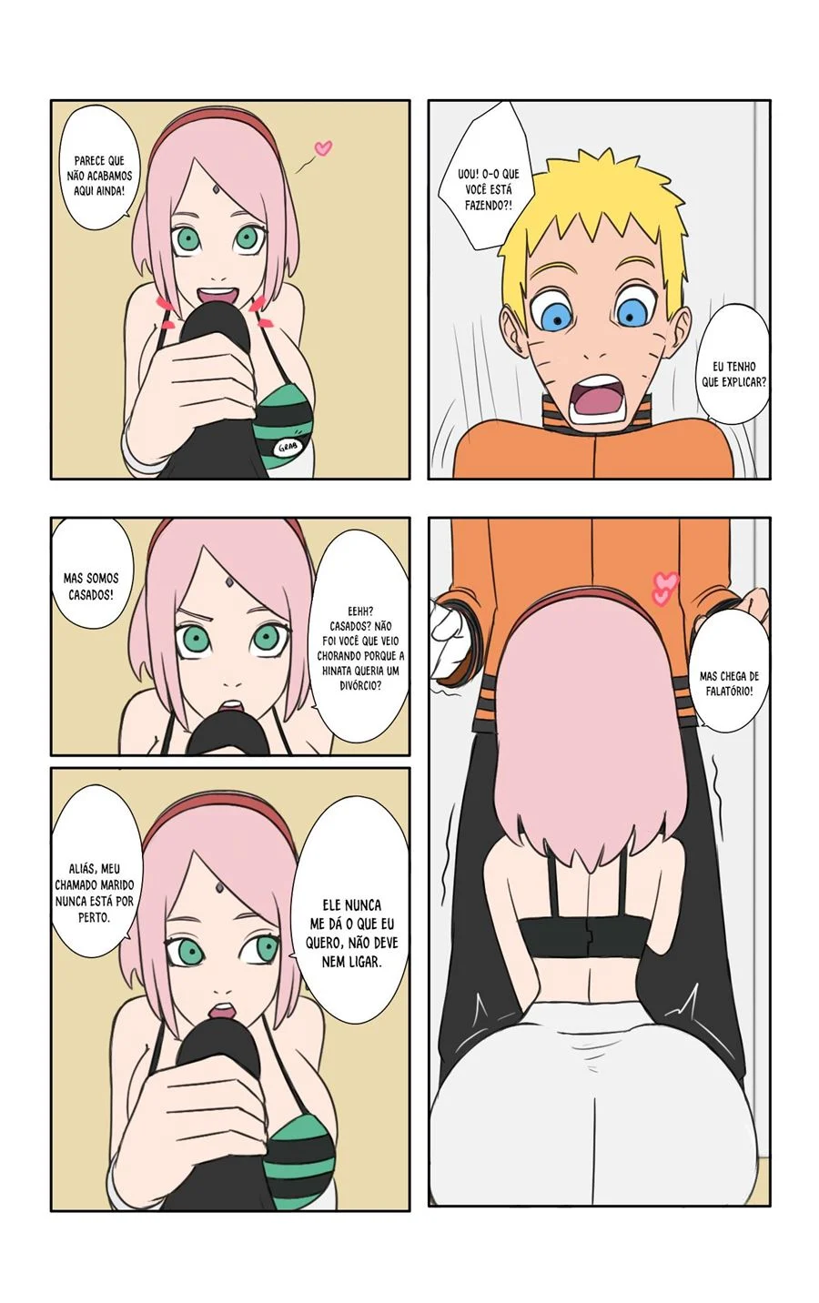 Calor Incontrolável em Konoha: As Cenas Proibidas de Naruto em HQ