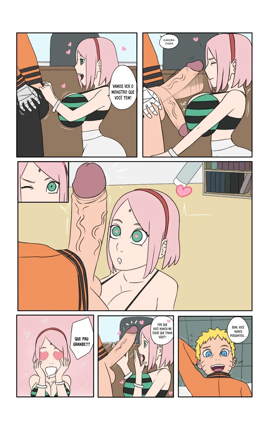 Calor Incontrolável em Konoha: As Cenas Proibidas de Naruto em HQ
