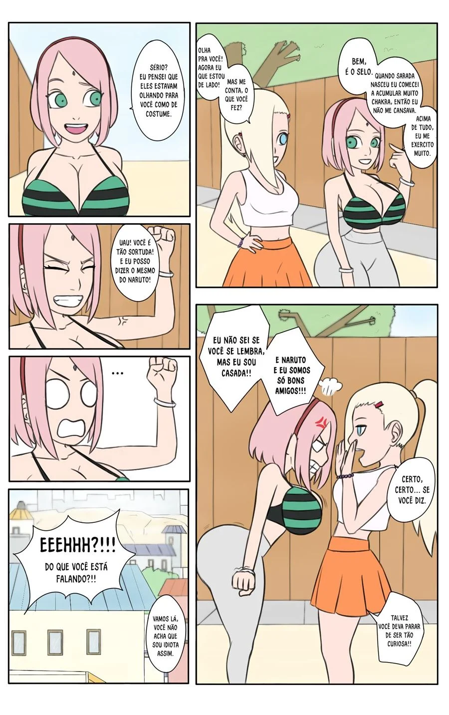 Calor Incontrolável em Konoha: As Cenas Proibidas de Naruto em HQ