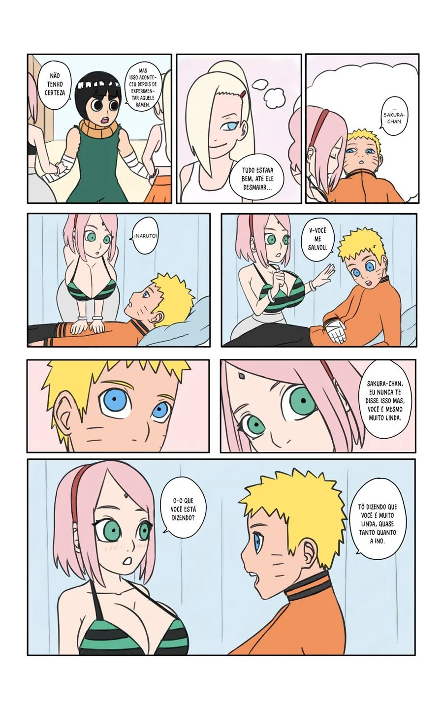 Calor Incontrolável em Konoha: As Cenas Proibidas de Naruto em HQ