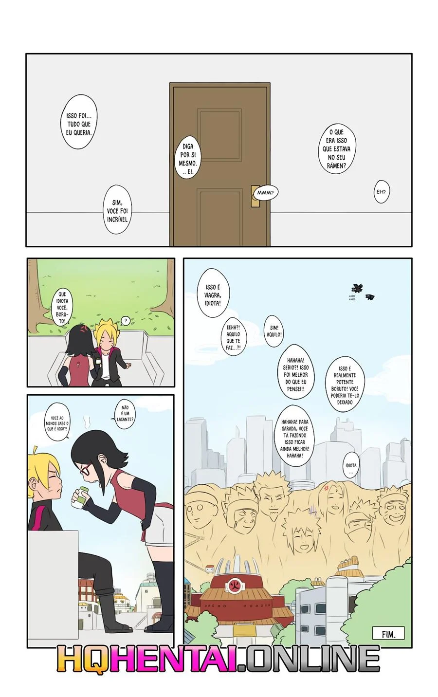 Calor Incontrolável em Konoha: As Cenas Proibidas de Naruto em HQ