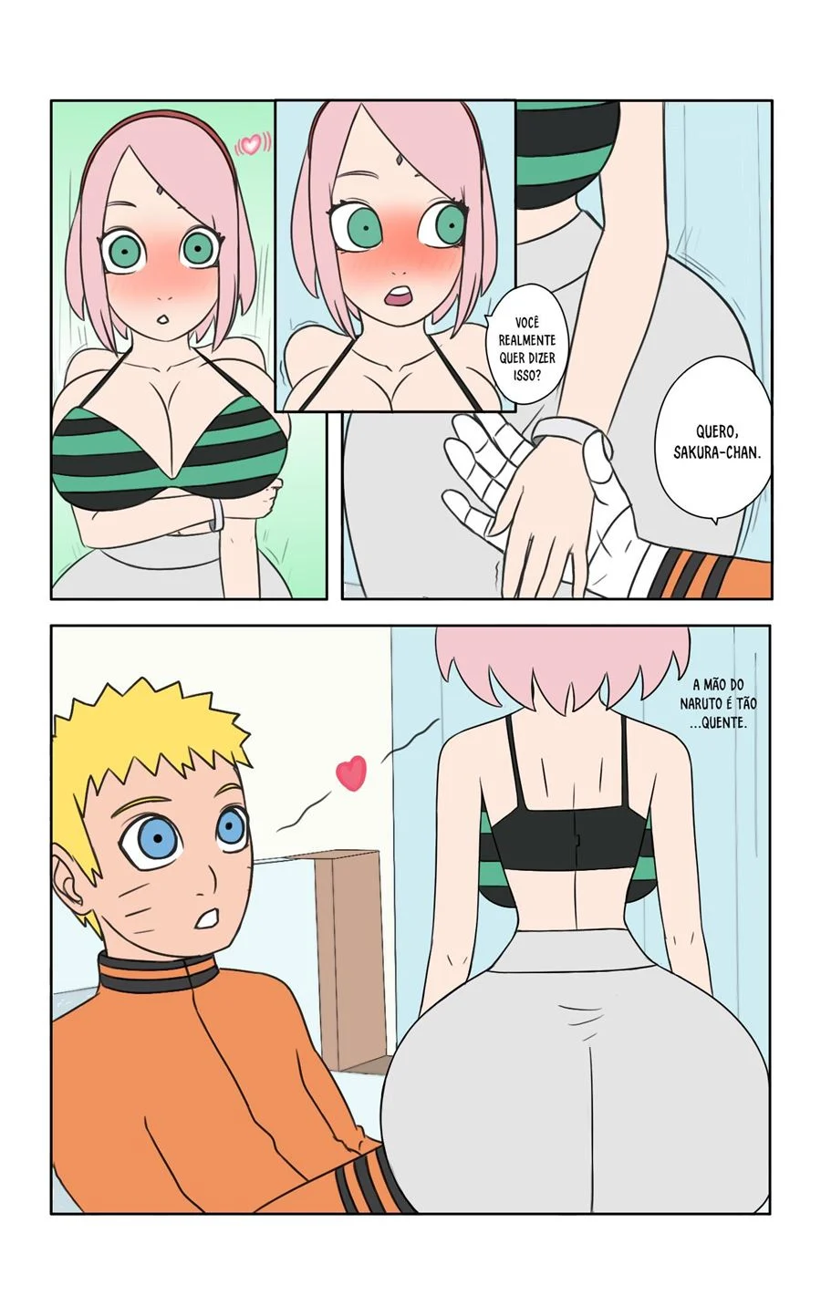 Calor Incontrolável em Konoha: As Cenas Proibidas de Naruto em HQ