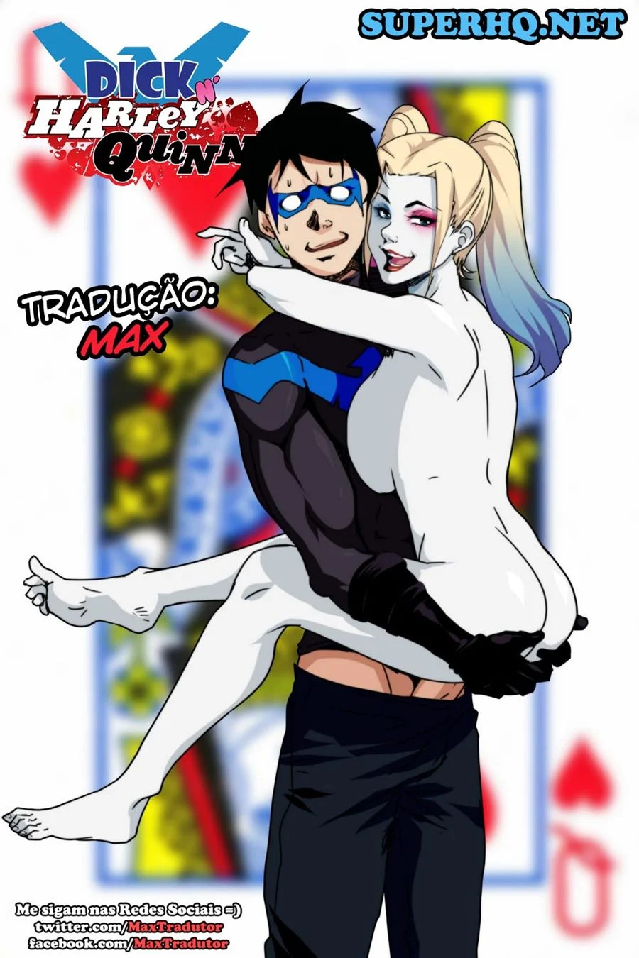Harley Quinn Fode como uma Cadela Perversa em Quadrinhos Eróticos Explícitos