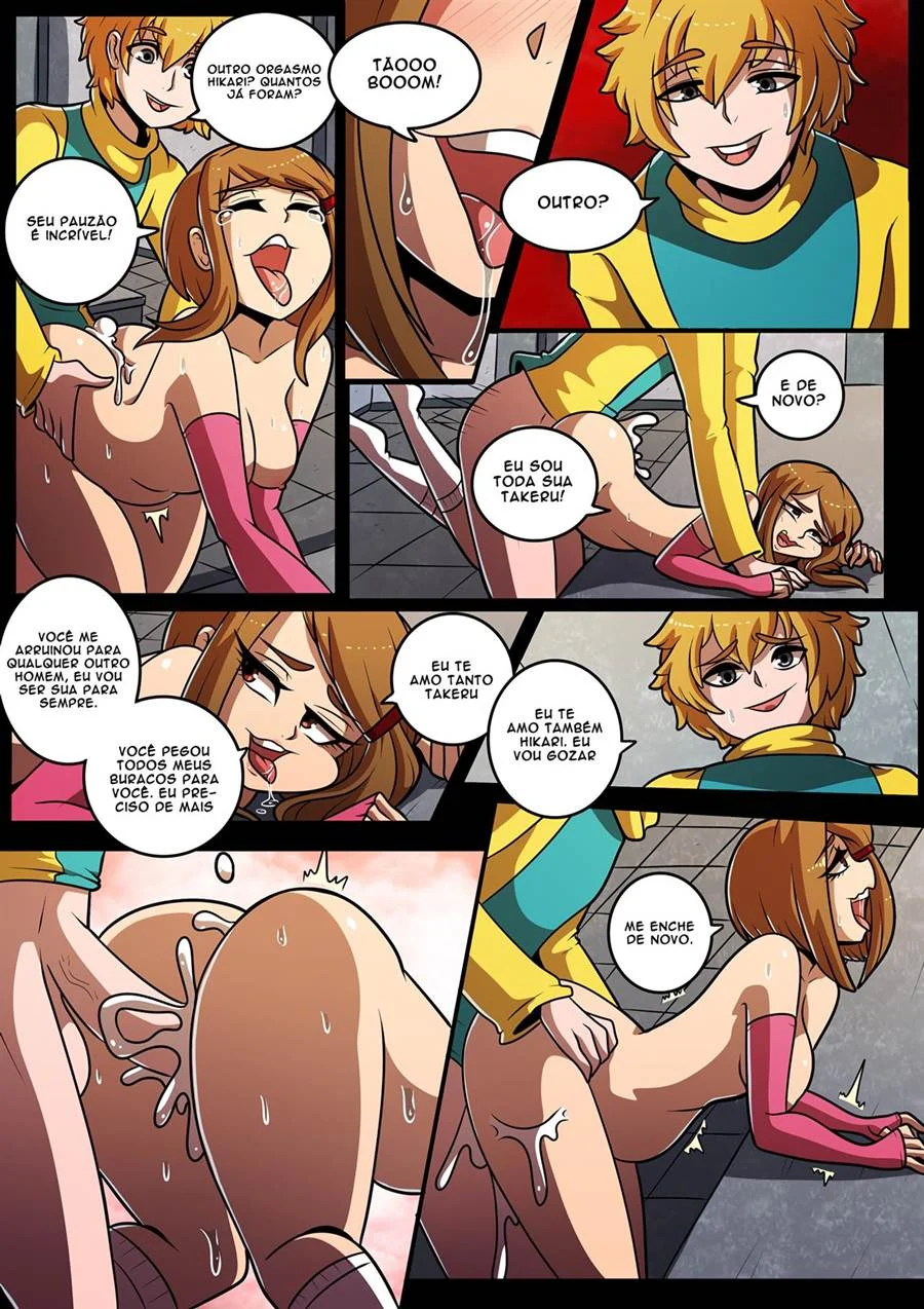 Falo de Digimon: Sexo Explícito com as Garotas do Anime