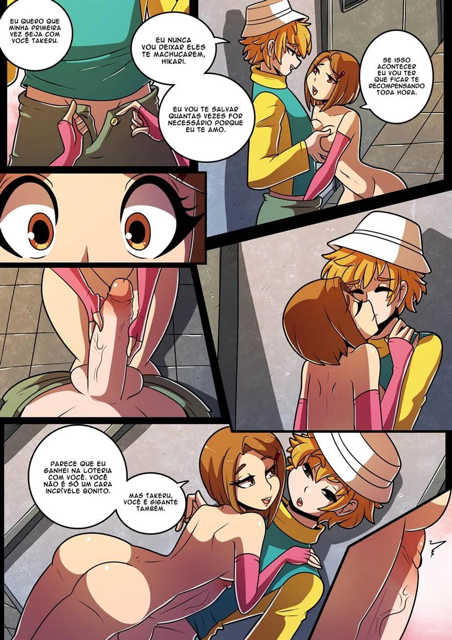 Falo de Digimon: Sexo Explícito com as Garotas do Anime