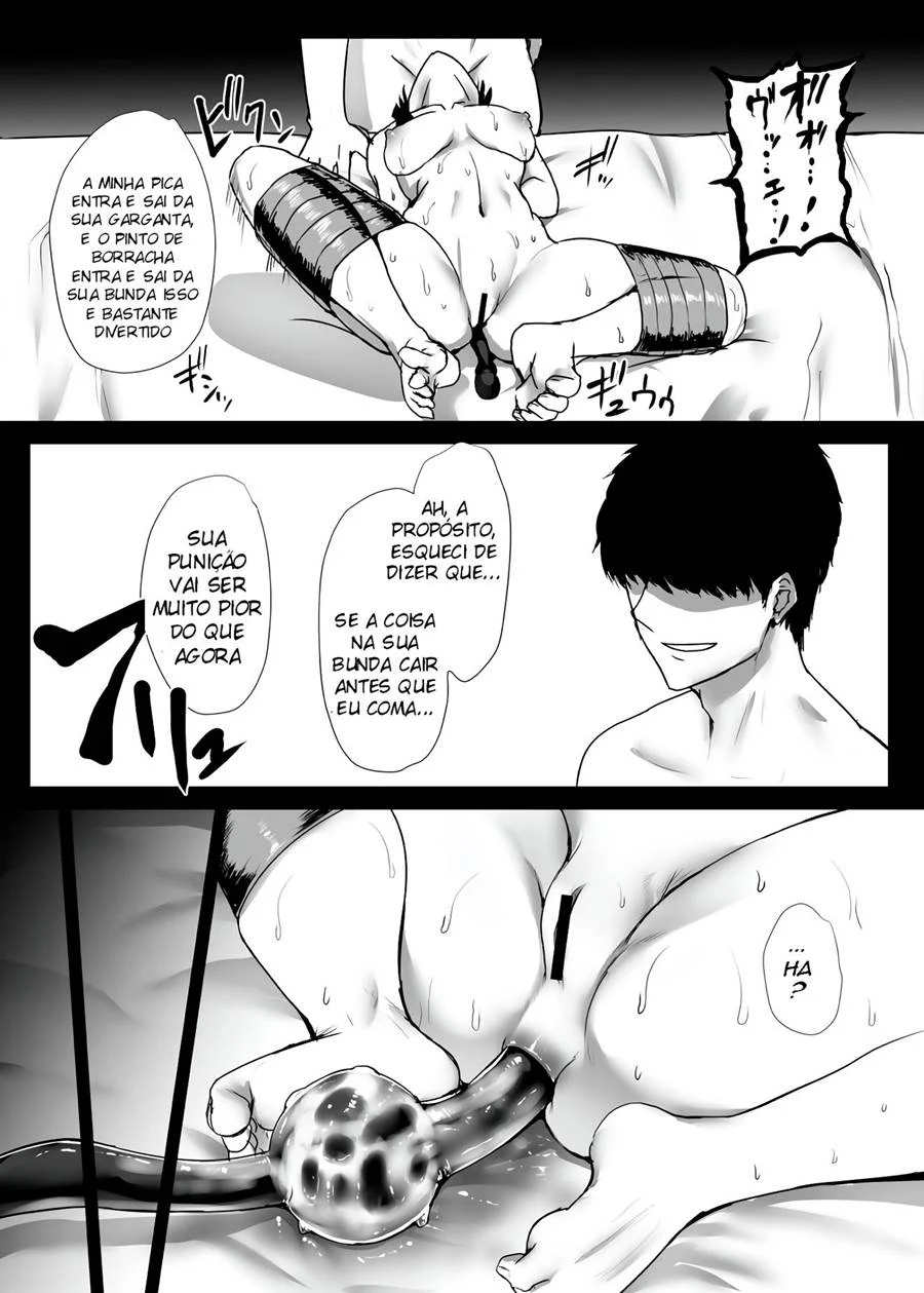 Oba-san Empinada: Dildo Úmido e Foda Explícita em HQ Erótica