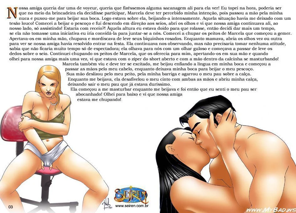 Sexo a Três Explícito: Hentai Liberal com Fetiche em Suruba Ardente Sexo a Três Explícito: Hentai Liberal com Fetiche em Suruba Ardente