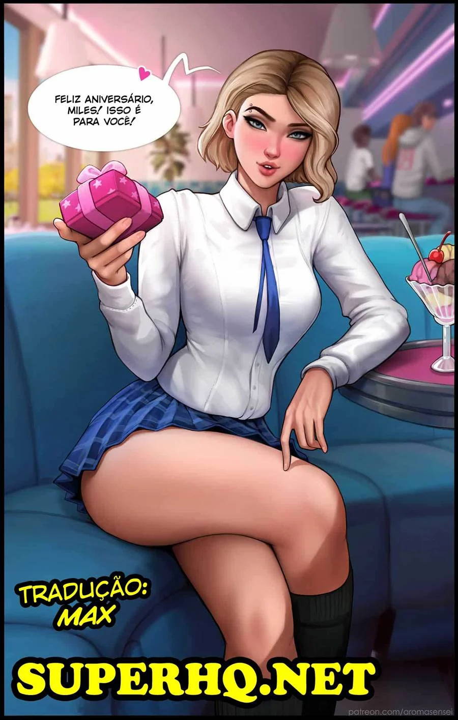 Viciante Quente: Delícias Explícitas de Sorvete em HQ Pornô