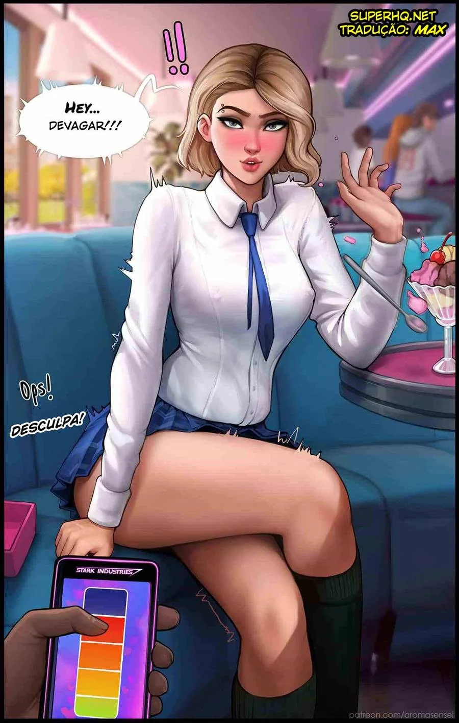 Viciante Quente: Delícias Explícitas de Sorvete em HQ Pornô