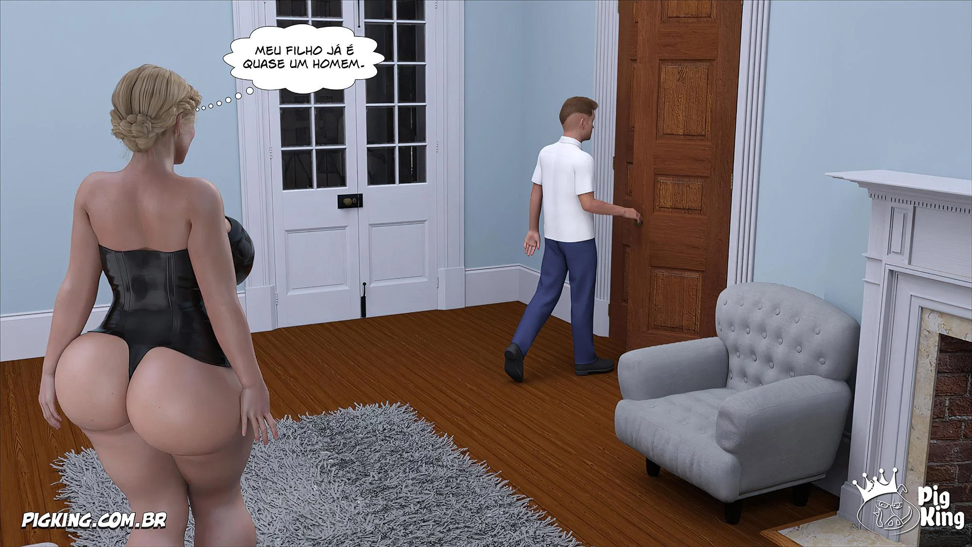 Perdi a Memória e Agora Só Consigo Pensar em Sexo: HQ Erótica em 3D Proibida