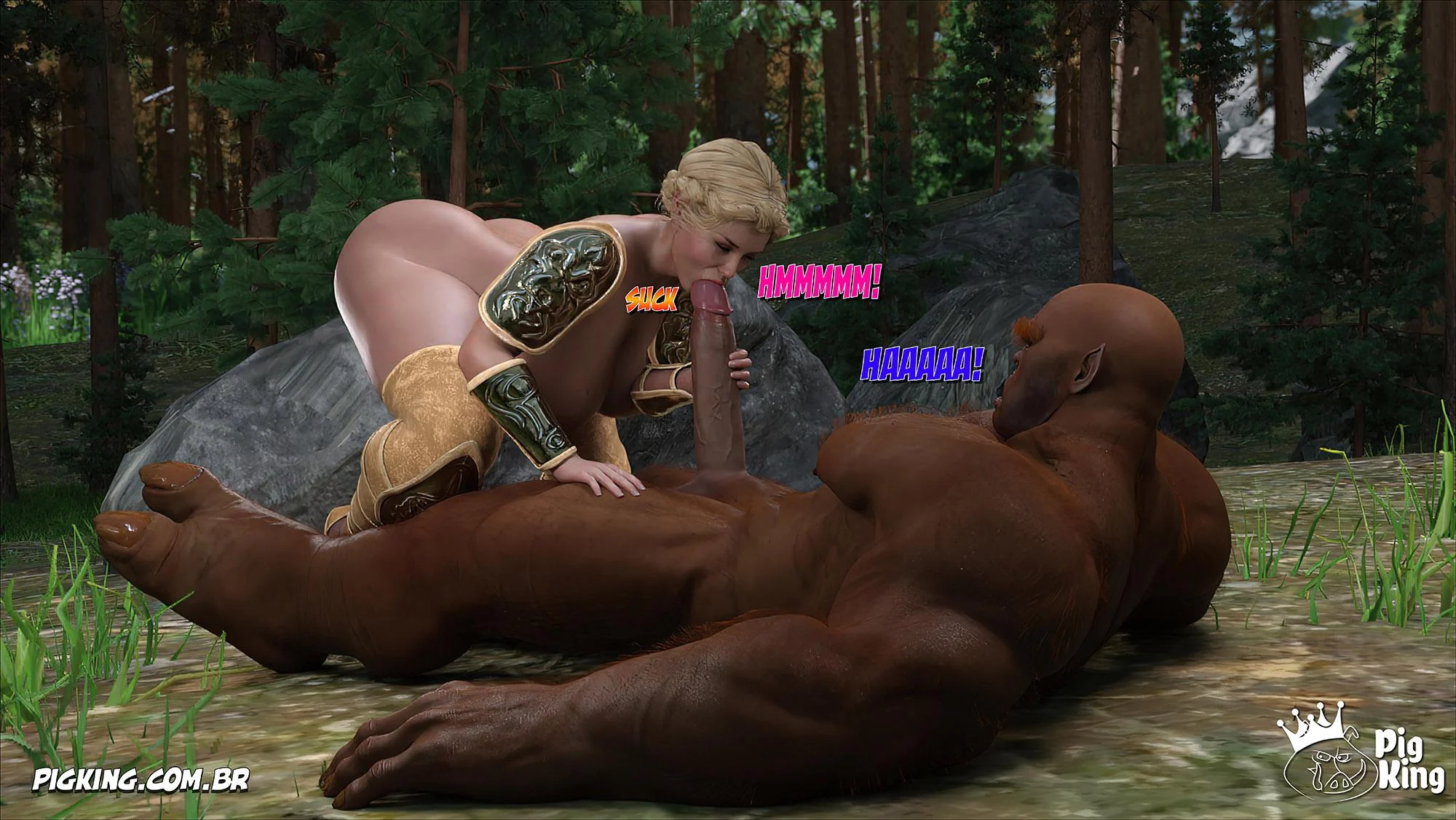 Pearas da Família Confinada: Suruba Proibida em HQ 3D Explícita