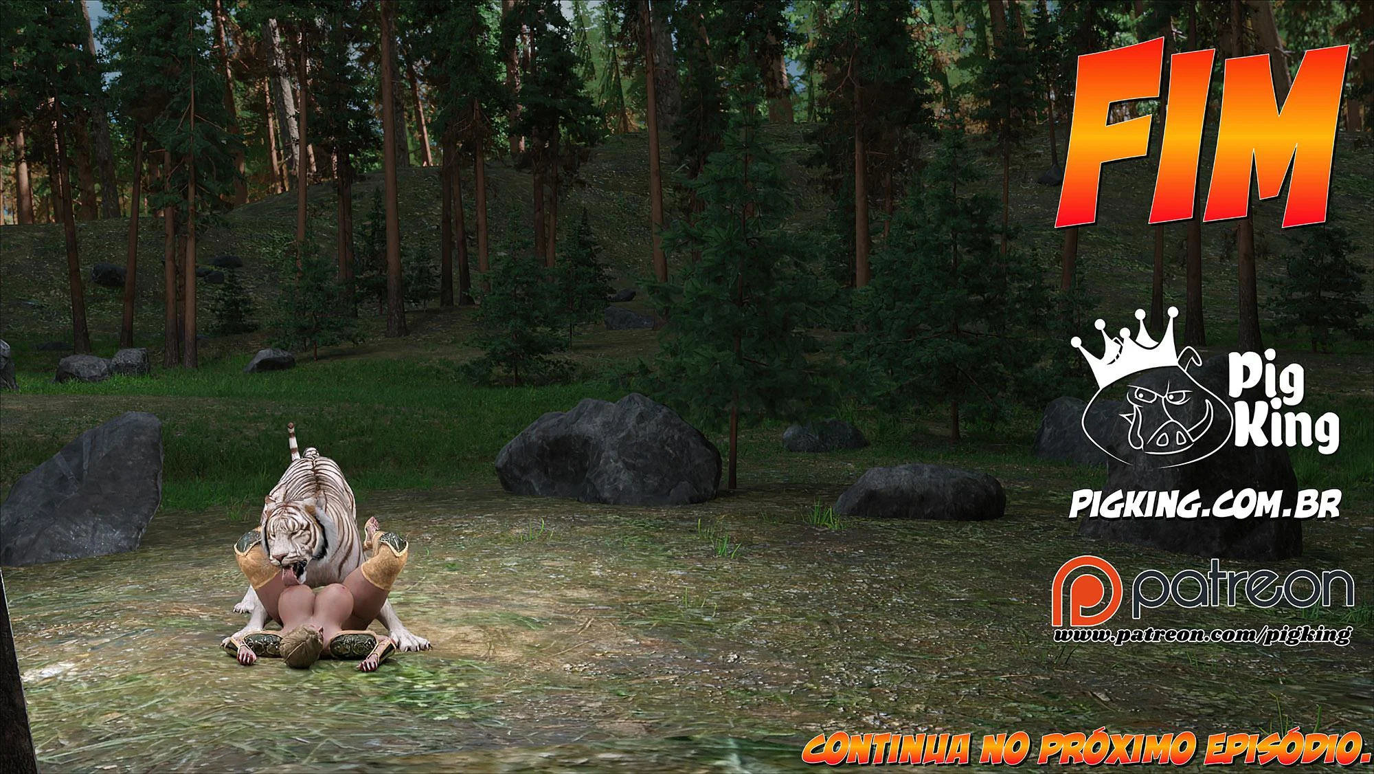 Pearas da Família Confinada: Suruba Proibida em HQ 3D Explícita