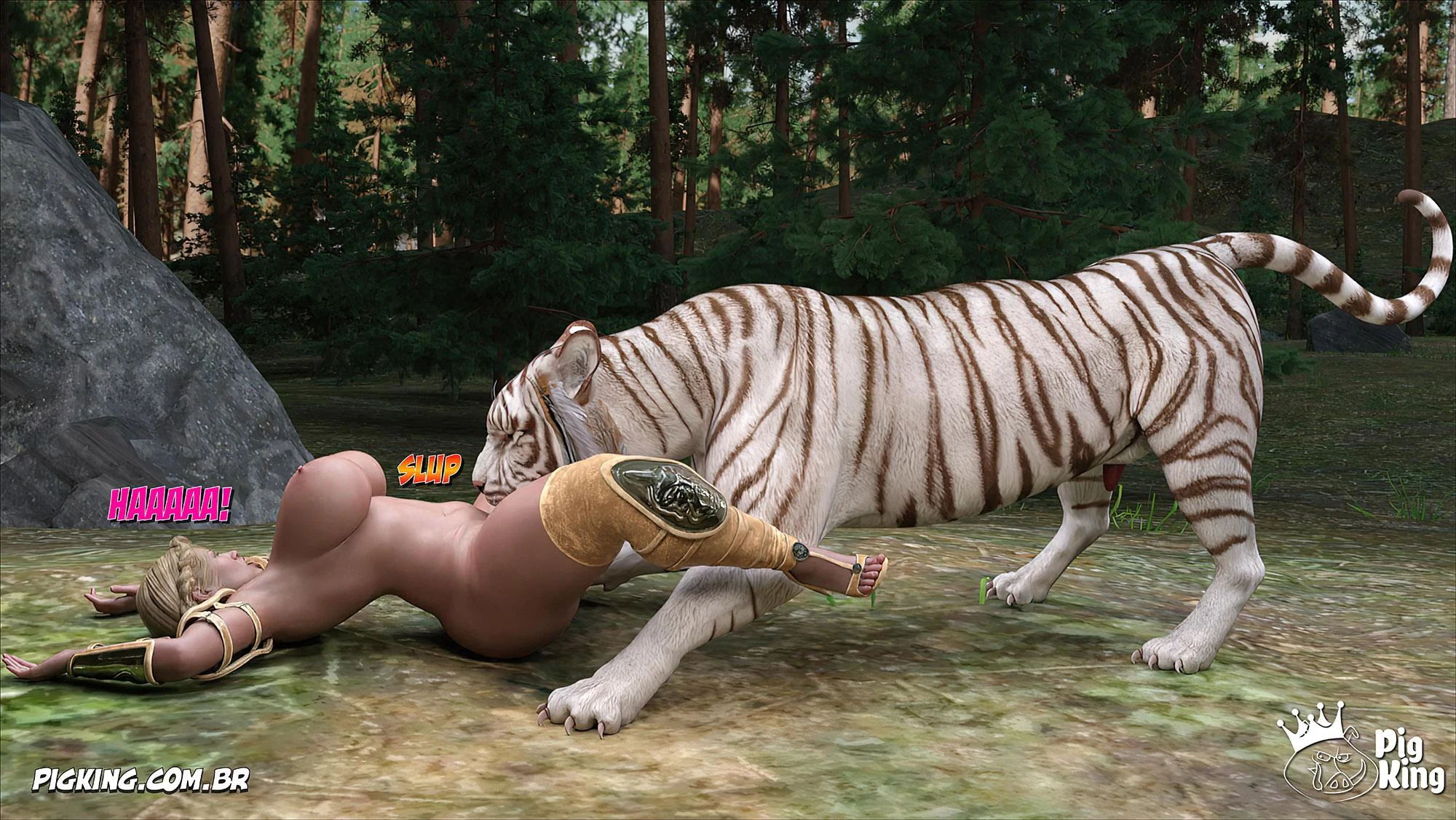 Encontro Proibido em Família: Quadrinhos Eróticos em 3D Explícito