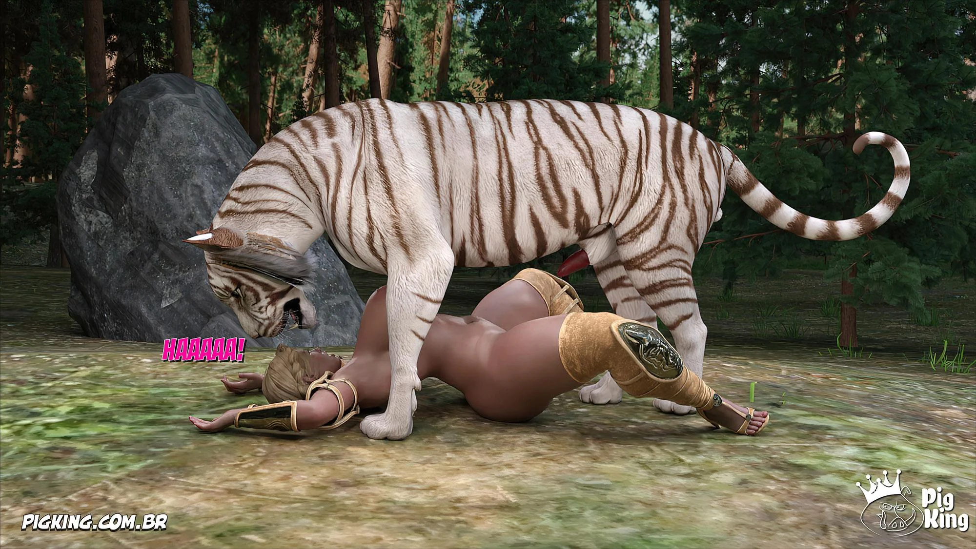 Encontro Proibido em Família: Quadrinhos Eróticos em 3D Explícito