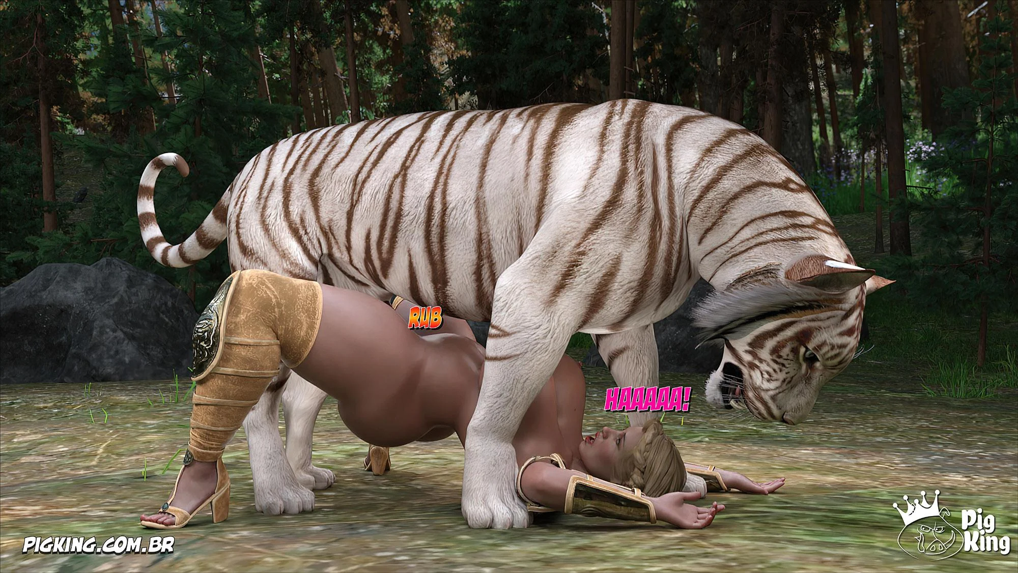 Encontro Proibido em Família: Quadrinhos Eróticos em 3D Explícito