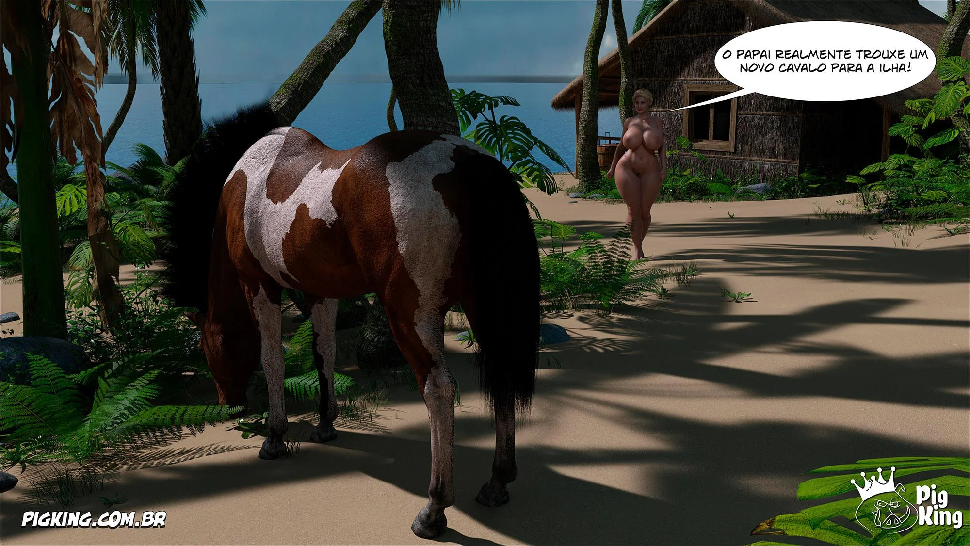 Família em Suruba Quente: Quadrinhos 3D de Sexo Explícito e Fetiche Proibido