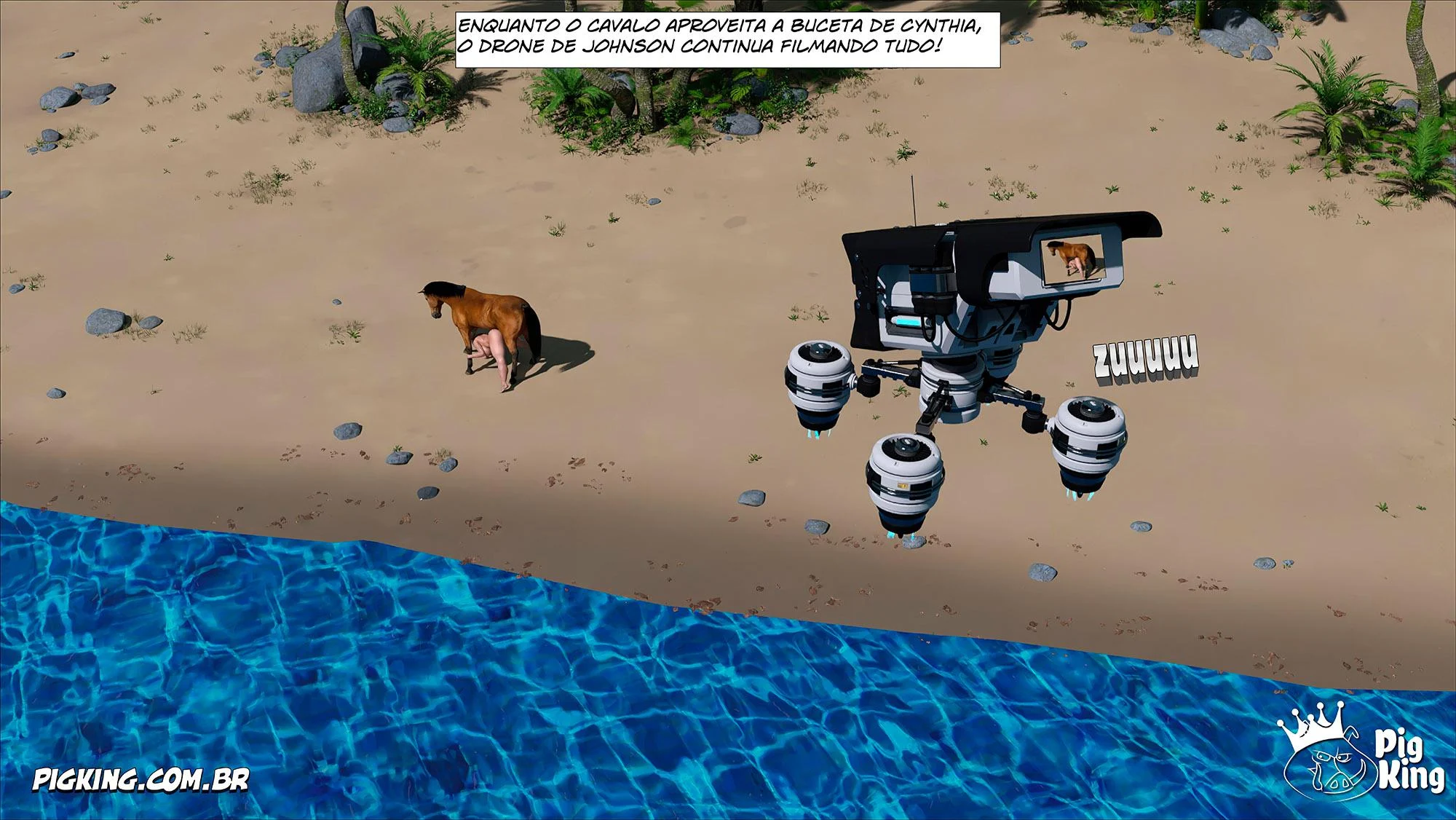 Safadeza em família: HQ erótica com muito fogo e tesão explícito!