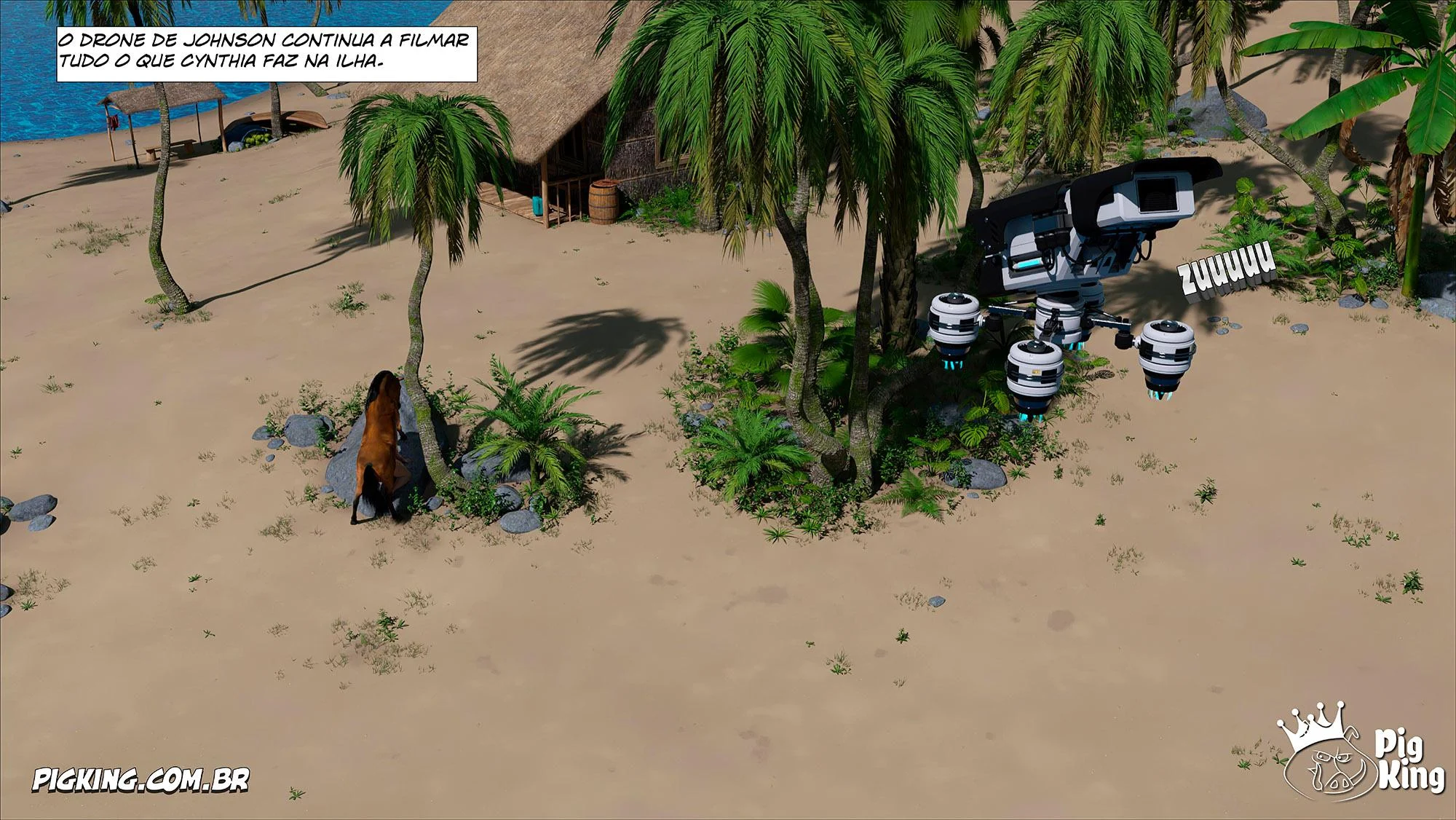 Perdi a Família e Encontrei Puta: HQ 3D com Cenas Explícitas de Incesto