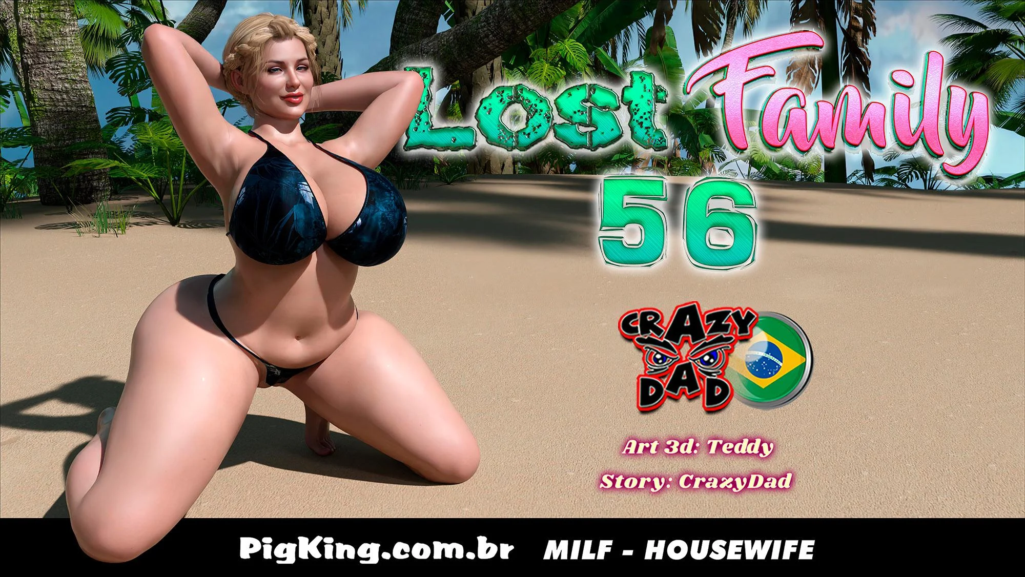 Perdi a Família e Encontrei Puta: HQ 3D com Cenas Explícitas de Incesto Perdi a Família e Encontrei Puta: HQ 3D com Cenas Explícitas de Incesto