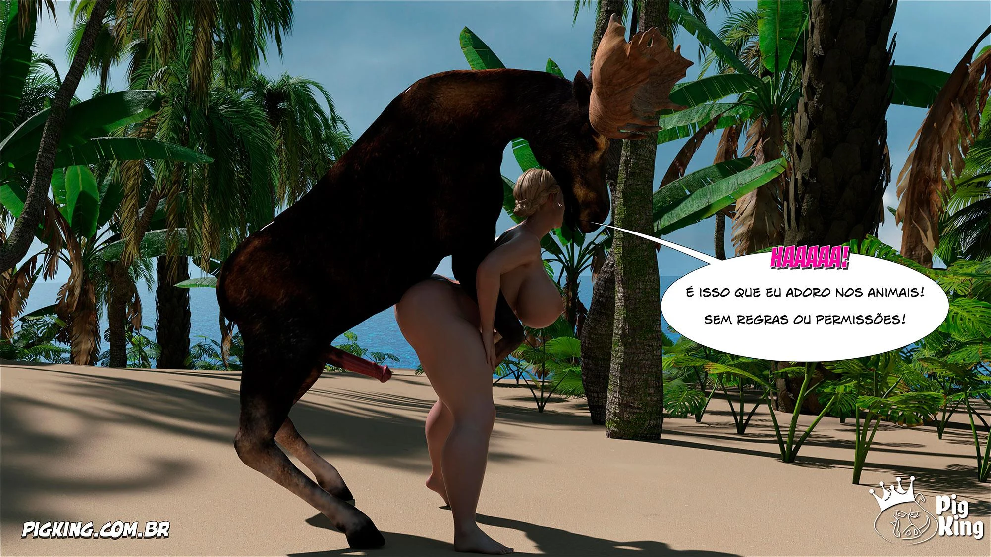 Perdi a Família e Encontrei Puta: HQ 3D com Cenas Explícitas de Incesto