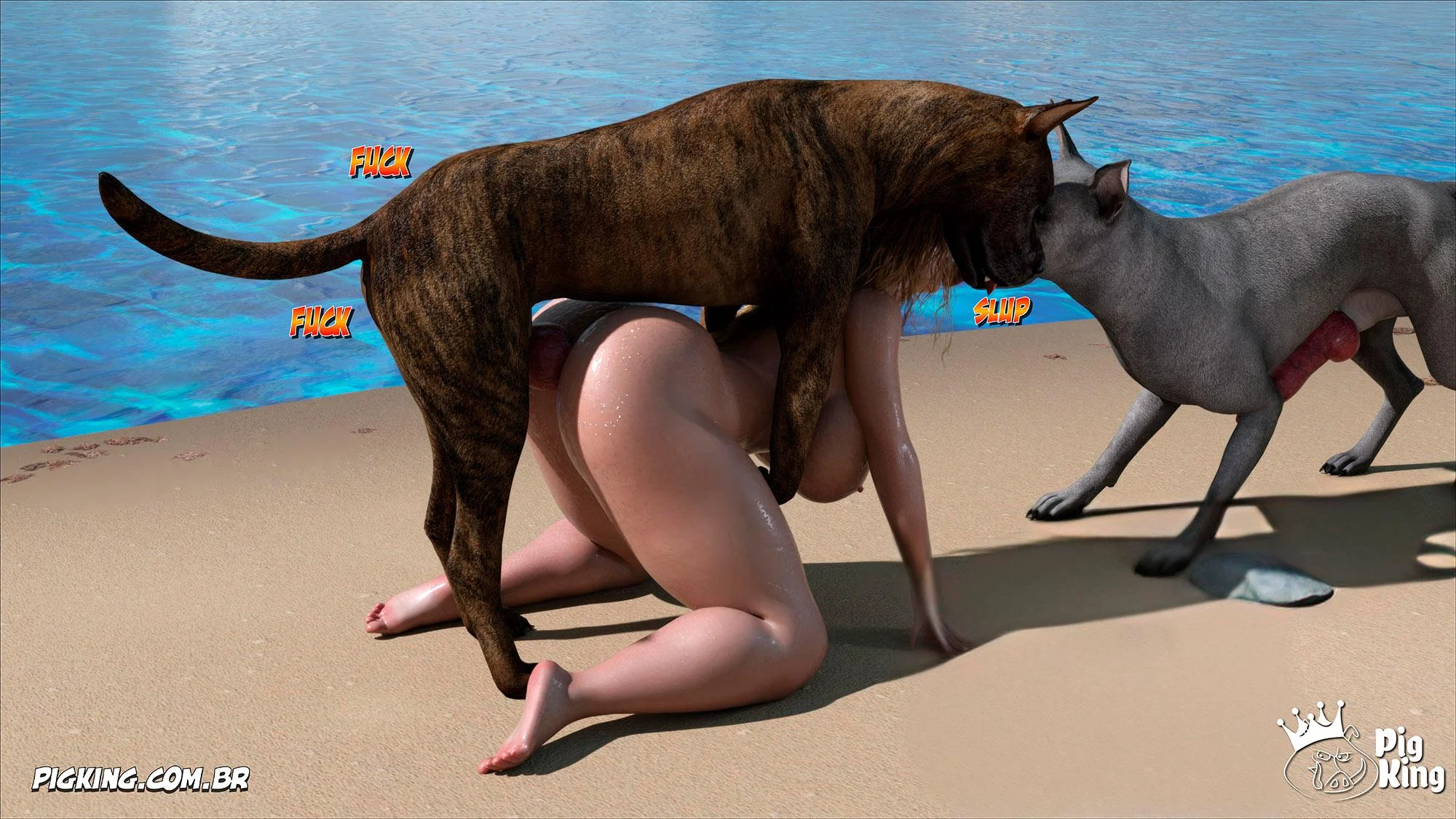 Família Perdida: Fúria Sexual em 3D - Quadrinhos Eróticos Explícitos