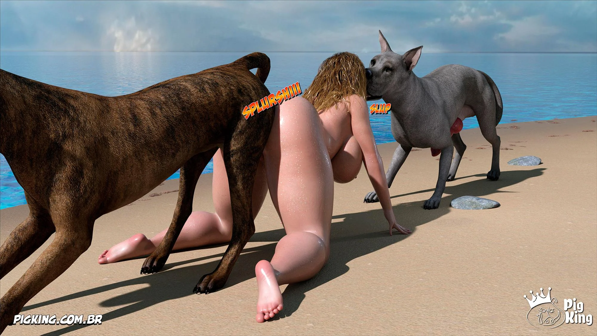 Família Perdida: Fúria Sexual em 3D - Quadrinhos Eróticos Explícitos