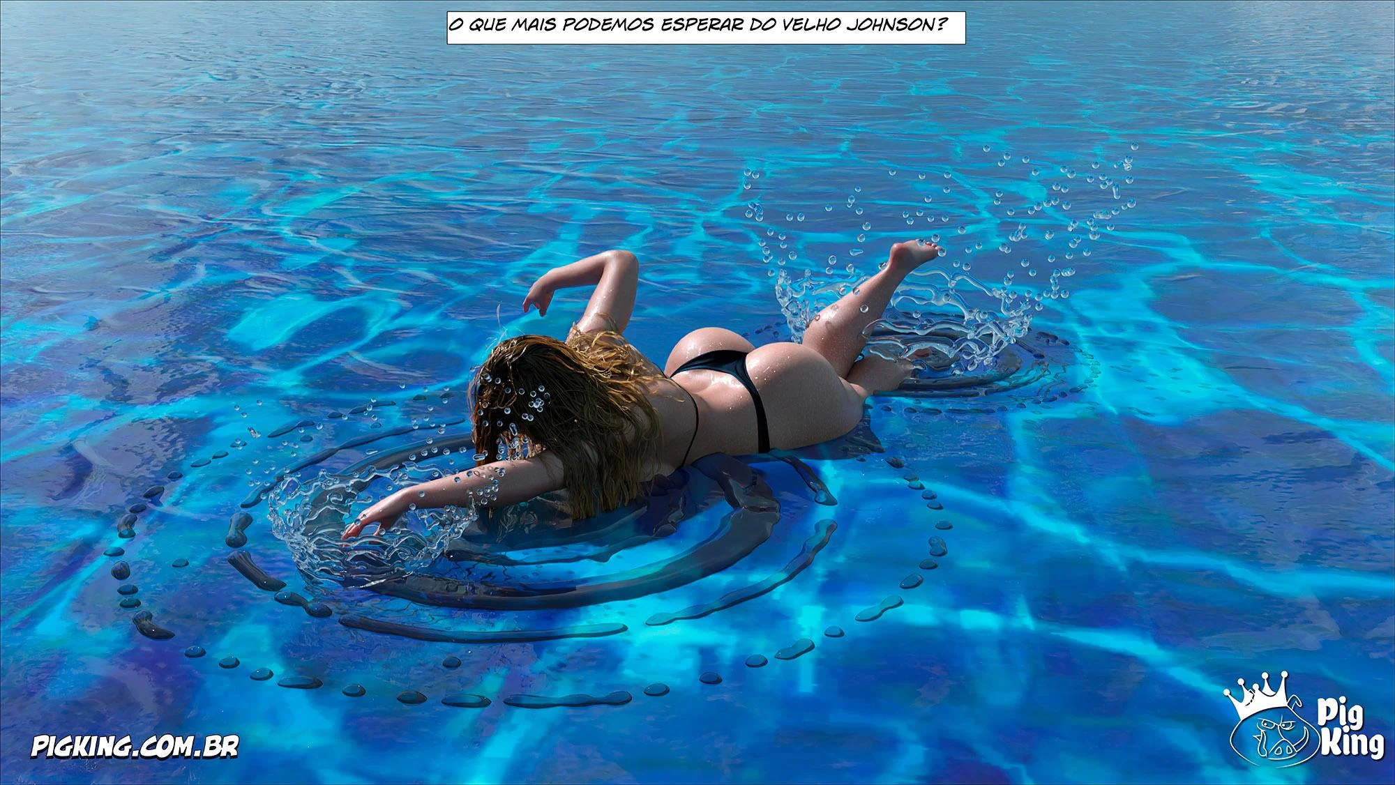 Quadrinhos Eróticos 3D: Família em Confusão Sexual Explícita