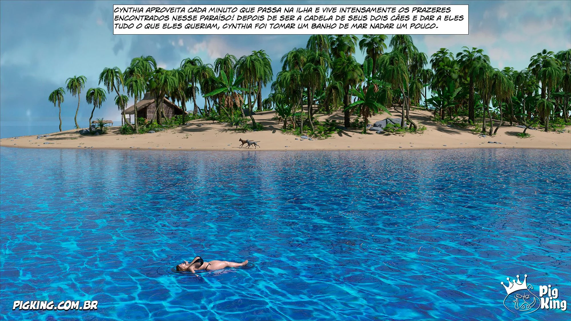 Quadrinhos Eróticos 3D: Família em Confusão Sexual Explícita