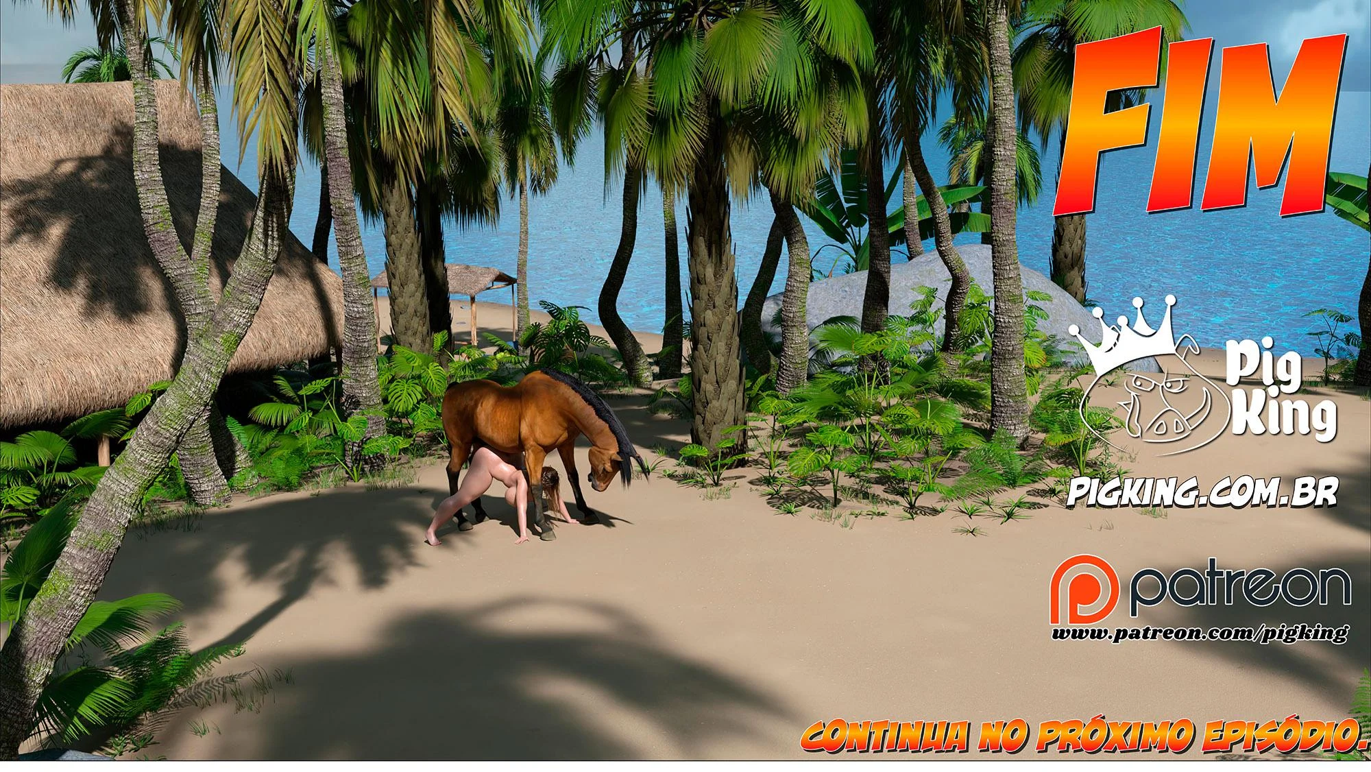 Quadrinhos Eróticos 3D: Família em Confusão Sexual Explícita